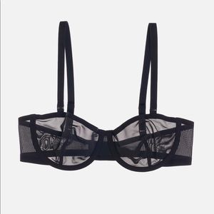 CUUP balconette bra in black 34 E